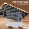 For Xiaomi Redmi Note 13 Pro+ 5G Phone Case Carbon Fiber Textured Electroplated TPU Back Cover