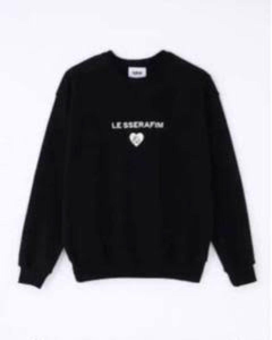 

[Б/У] свитшот epine LE SSERAFIM черный