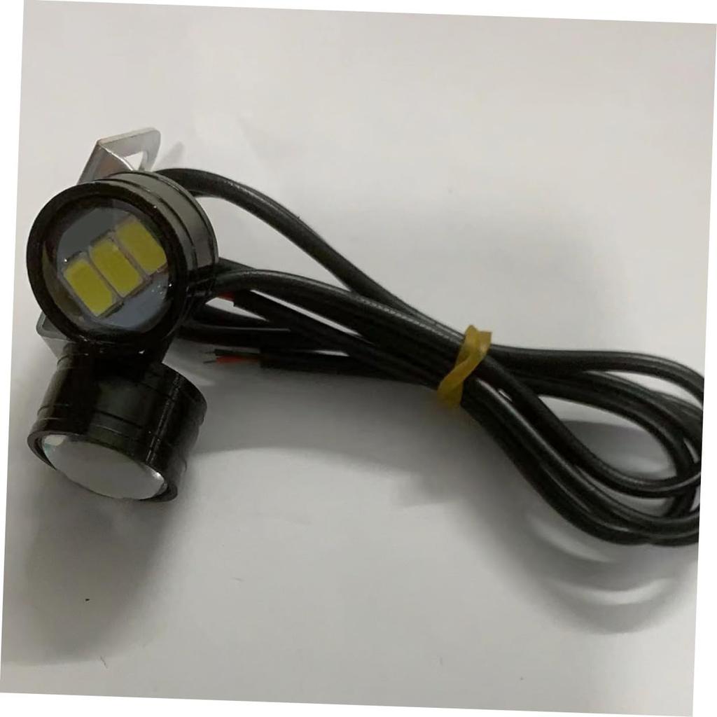 CONGARTENO 4pcs Eagle Eye Light Car Daylight White High Bright Energy Saving Reverse Backup Lamp Waterproof Design for Bike Truck