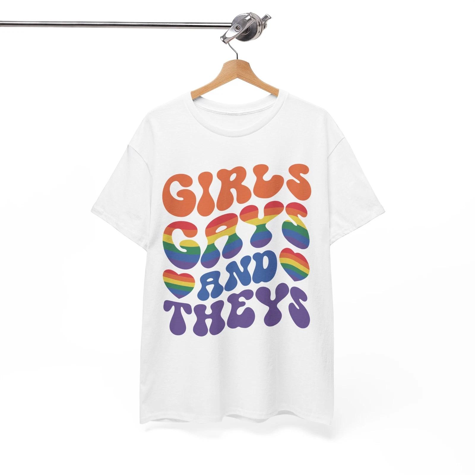

No Hate, Just Love T-Shirt | LGBTQ+ Positive Message Tee | Pride Gift L