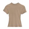 Sexy European & American Style Slim Fit Short Sleeve Round Neck T-Shirt - Versatile Summer Basic