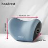 2pcs Ergonomic Car Seat Neck and Lumbar Support Pillow Set - 2-in-1 Sponge Rubber Cervical Support with Adjustable Backrest Pillow for Long Drives
