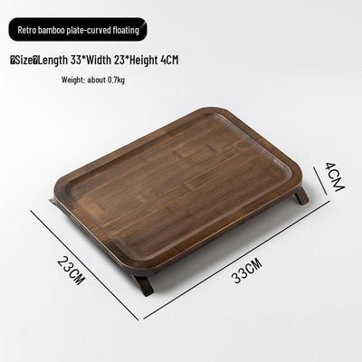 ZISIZ Vintage Bambus Tee Tablett