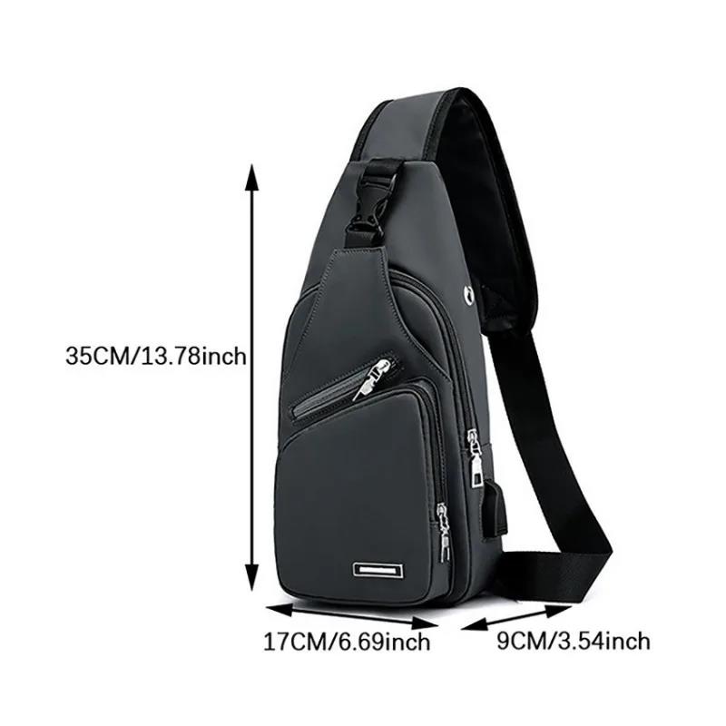 New Men Women Chest Bag Crossbody Shoulder Trend Outdoor Business Messenger