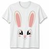 Funny Rabbit Costume Cute Easter Bunny Face Unisex TShirt