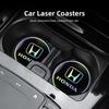 ARC1 2Pcs Car Water Cup Mat Auto Interior Storage Pad For Honda Civic Accord Crosstour Spirior Odyssey Avancier UR-V Sienna Elysion