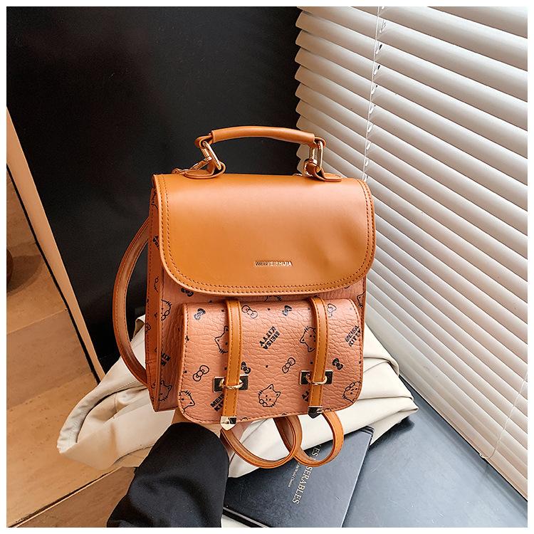 

New shoulder small square bag women s bag feeling small square bag niche bag women s messenger bag women коричневый