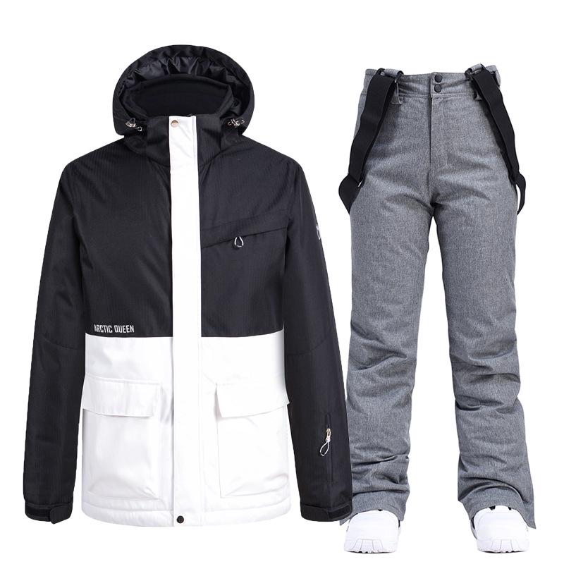 Couples' Warm Korean-Style Snowboard Suit Set