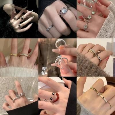 Unique and Niche Style Open-ended Ring with Minimalist Luxury, Versatile and High-end Fashion Design Concept.