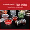 Disposable Clear Sauce Containers with Lids