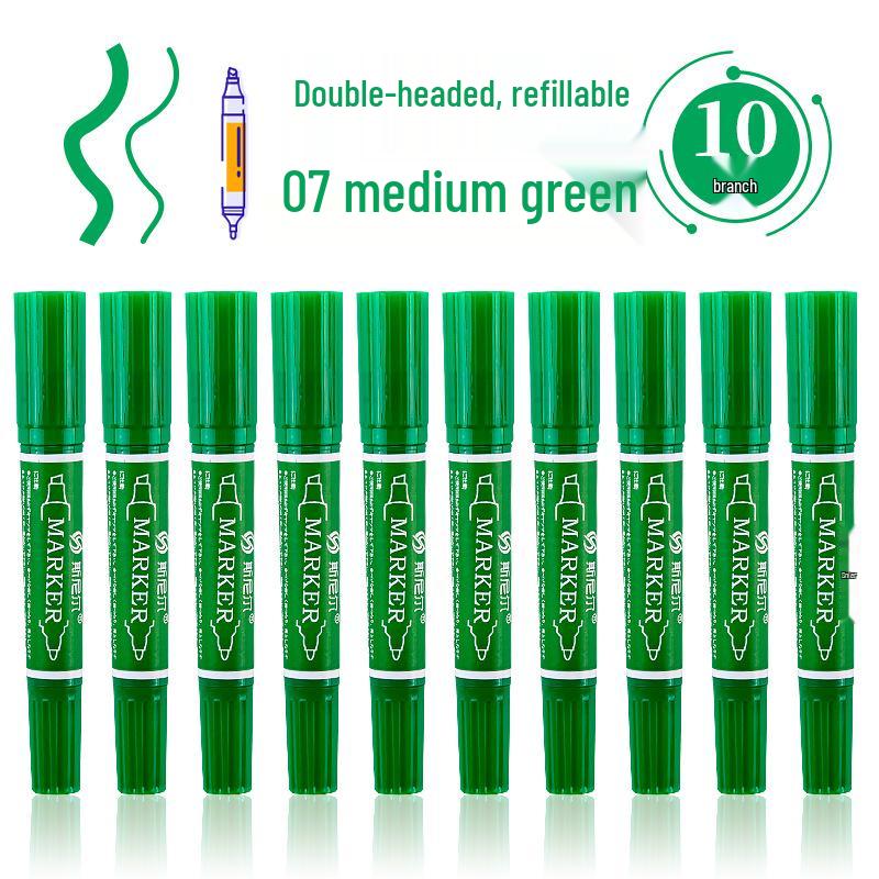 Snell 40-Color Double-Ended Oil-Based Marker Set for Children's Art and Professional Painting