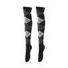 European & American Diamond Lattice Compression Leggings: High Elastic, Non-Snag, Slim Fit Cycling & Sports Socks