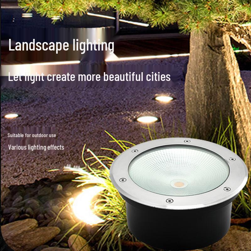 Mengpao Outdoor Stainless Steel Round Inground Light