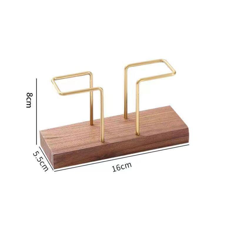 Beech Wood Vertical Tissue & Toothpick Holder for Dining Tables