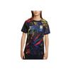 Nike Printed Pattern Crew Neck Straight Cut Short Sleeve T-Shirt Men Tops Black DN0711-010