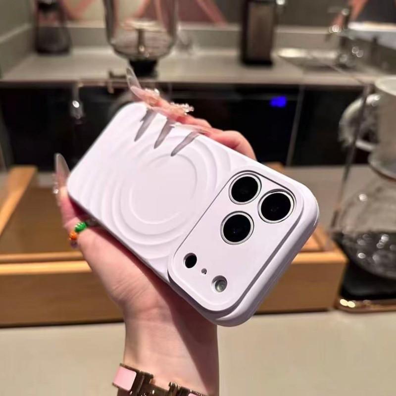 Magnetic Liquid Silicone Phone Case IPhone 17 Pro Max 16 15 14 With Anti-Slip Shockproof Protection Matte Finish