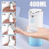400ml Automatic Foam Soap Dispenser Contactless Sensor Foam Rechargeable Large Capacity Smart Dispenser with Adjustable Switch