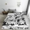 Katsuki Bakugo Fuzzy Blanket My Hero Academia Boku No Hero Academia Throw Blankets for Home Quilt Bedspread