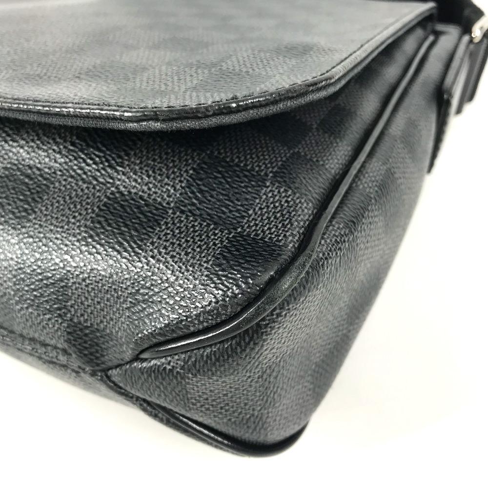 Louis Vuitton N41260 Damier Graphite District PM Messenger Shoulder Bag