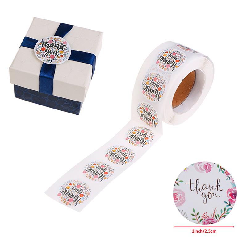 Thank You Stickers Seal Labels Cute Stickers 500Pcs Per Roll Stationery Sticker