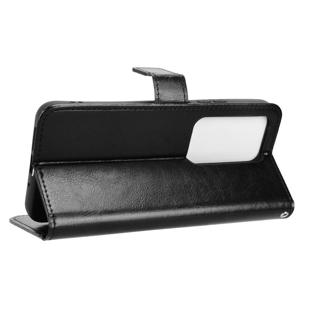 Pour Xiaomi Redmi 15 5G (Global) (169 mm) Étui en Cuir PU avec Lanière Texture Cheval Fou Housse Portefeuille pour Téléphone