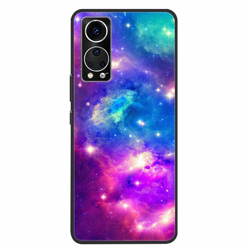 Für ZTE Axon 30 Handyhülle Cover Cooler Wolf Löwe Tiger Schwarzes Silikon Weiche Hülle Für ZTE Axon 30 Rückabdeckung Hülle Axon30 5G Hülle
