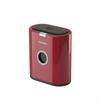Press Top Trash Can with Lid Narrow Small Washroom Secure Areas Wastebasket for