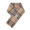 RECLOW RECLOW LAND 100% Cashmere Tartan Check Muffler Brown