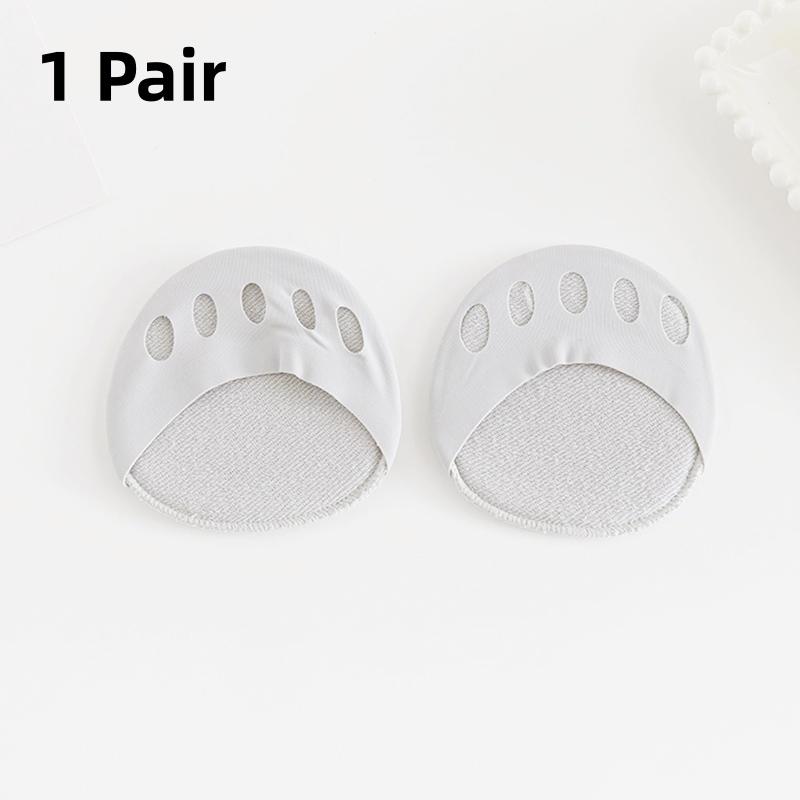 Five Toes Forefoot Pads for Women High Heels Half Insoles Foot Pain Care Absorbs Shock Socks Toe Pad Massaging Toe Pad