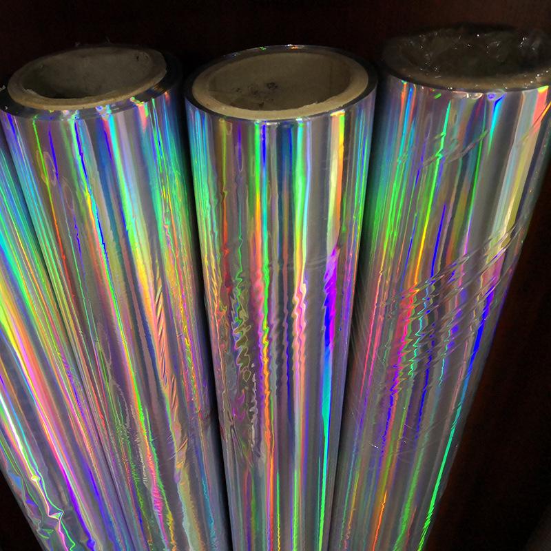 Custom PET Aluminized Film: Transparent PVC Laser Film and Colored Plastic Film