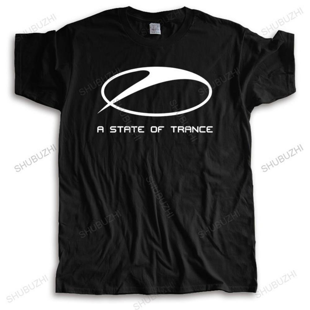 

Men Fashion Casual T-shirt Men Brand Teeshirt A STATE OF TRANCE Funny Tee-shirt Male Summer Tops Brand Clothing S чёрный