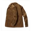 Spring Autumn Men's Jacket Jacket Men Loose Small Casual Corduroy Suit Men