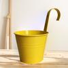 6/10Pcs Hanging Flower Pots Iron Flower Bucket Detachable Hook Balcony Hanging Bucket with Drainage Hole for Balcony Fence