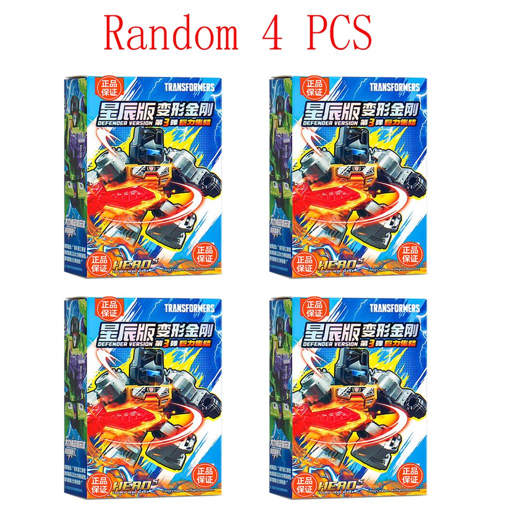 Original Blokees Transformers Defender Version Vol.4 Serie Blind Box Anime Zubehör Bauspielzeug Sammlermodell Lustige Geschenke