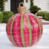 60cm Christmas Balls Decoration Outdoor Indoor Christmas Decoration Balloons Inflatable Toy Balls Christmas Decoration Ball