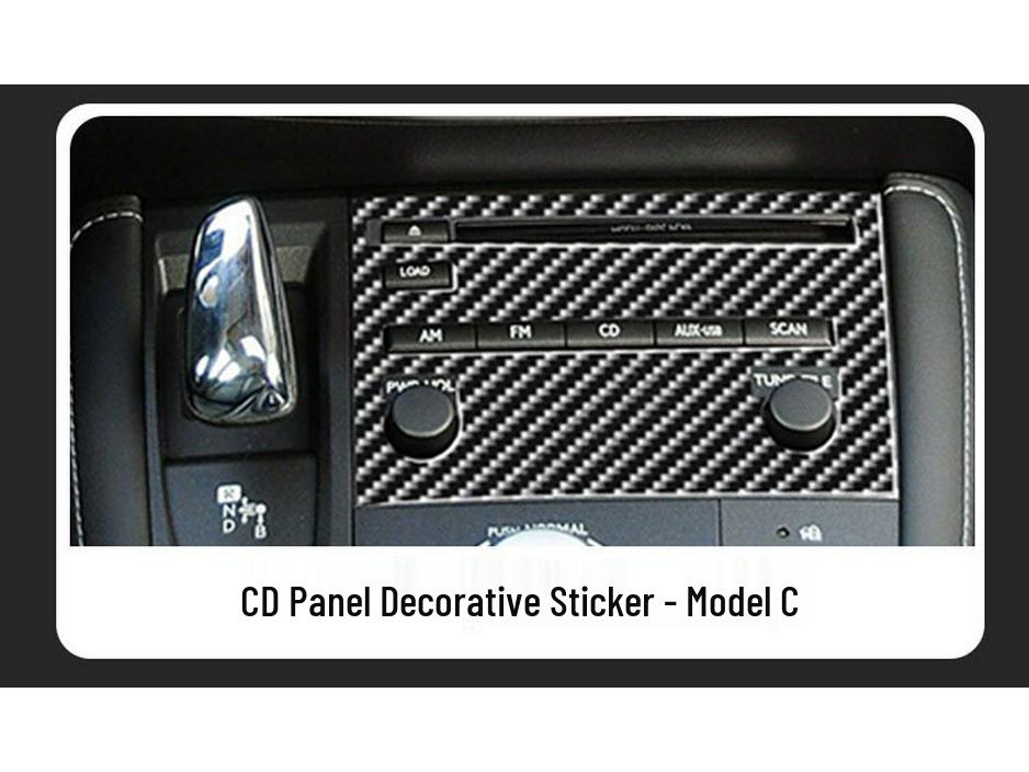 Carbon Fiber AC Knob Frame Decor for Volkswagen Touareg 2011-2018 Interior Upgrade