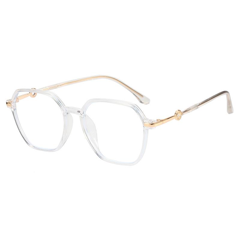 

Ultra-Light Glasses Frame Can Be Equipped With Degree Anti-Blue Light Myopia Glasses Frame Plain Black Flat Glasses