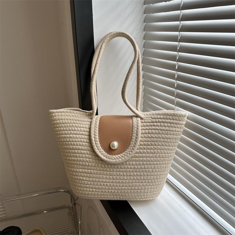 Large Capacity Popular Woven Bag 2023 Summer New Trend Fashion Shoulder Bag