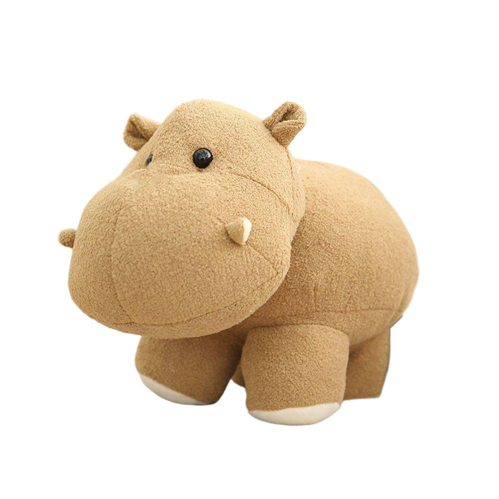20-35CM Cartoon Cute Hippo Elephant Action Figure Fo Accompany Sleeping Doll Plush Toy Small Rag Doll Children's Birthday Gift
