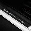 4pcs/set Leather Car Door Sill Threshold Anti-scratch Protector Stickers Car logo For Alfa Romeo 147 Mito GT 156 159 Accessories
