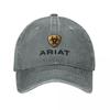 Fashion Ariat-Emblem Baseball Caps Women Unisex Snapback Cap FeUnisex Unisex Visors Sun Hat Unisex Adjustable Cotton Trucker Hats