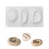 24TE 2PCS Stone Silicone Soap Mold Silicone Ice Square Mold Tools