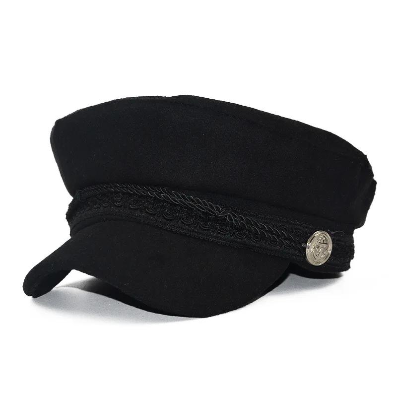 Oohmy Women's Wool Newsboy Cap with Visor Bakerboy Cabbie Gatsby Pageboy Style Beret Hat for Girls