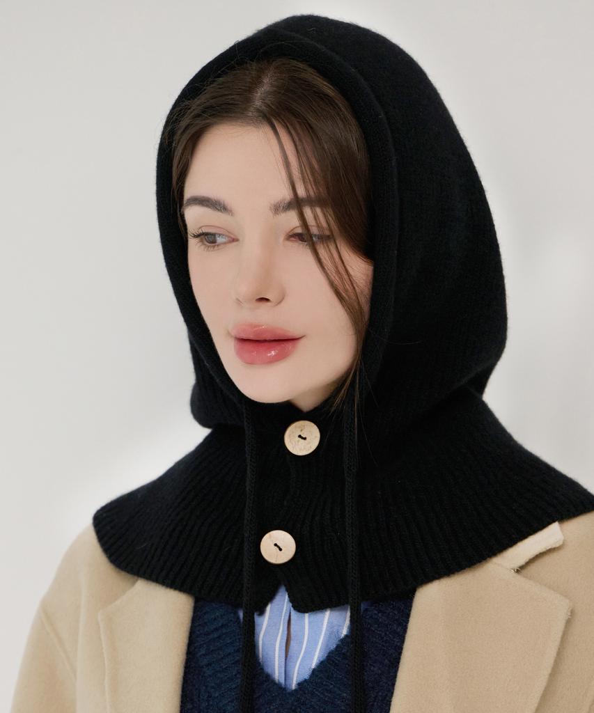 Koipeu Wool Knit Balaclava Cf083Ht102