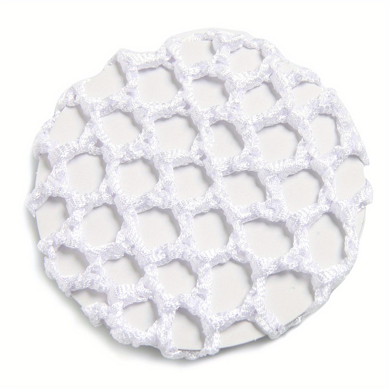 

Elegant Solid Color Polyester Fiber Hair Net Unisex Adult Hair Protector Mesh for Hairstyles, Hair Accessories белый