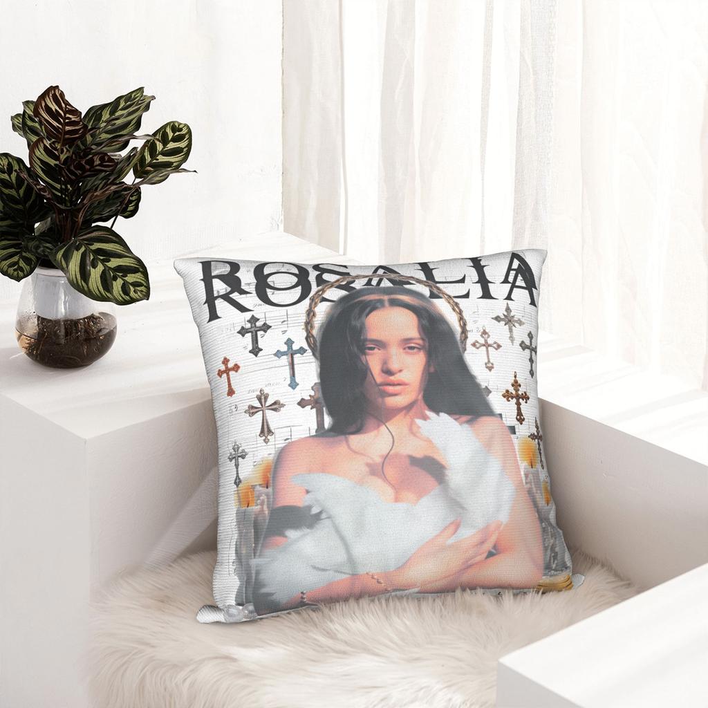 LUX Rosalia Spain sing Concert Pillow Cover Stuff Printed Cushion Cover Decorations Pillow Case Cover Living Room Multi-Size