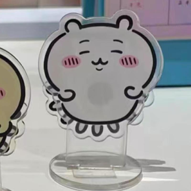 Chiikawa Cute Little Eight Rotatable Stand-up Cartoon Acrylic Desktop Cute Ornaments Decoration Can Run Jiyi Usachi Gift