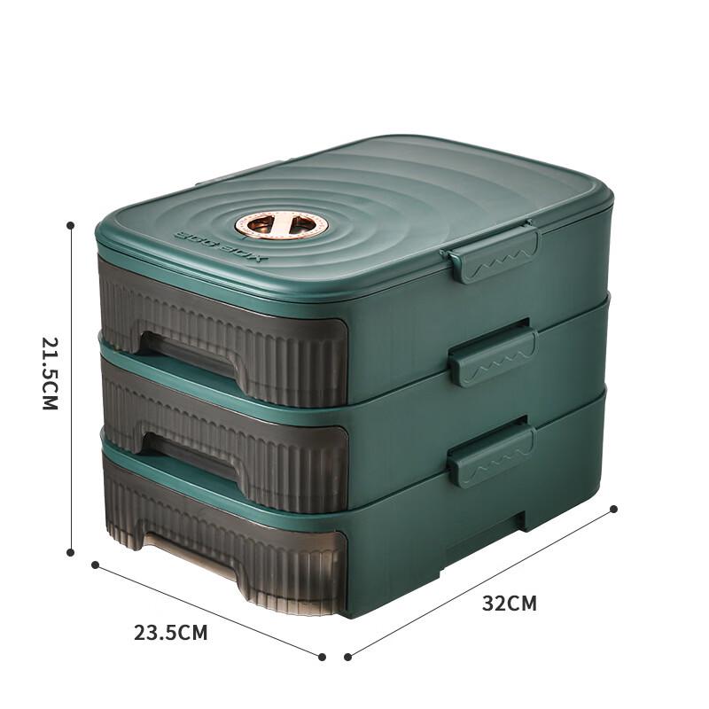 3-Layer Drawer Refrigerator Egg Storage Box
