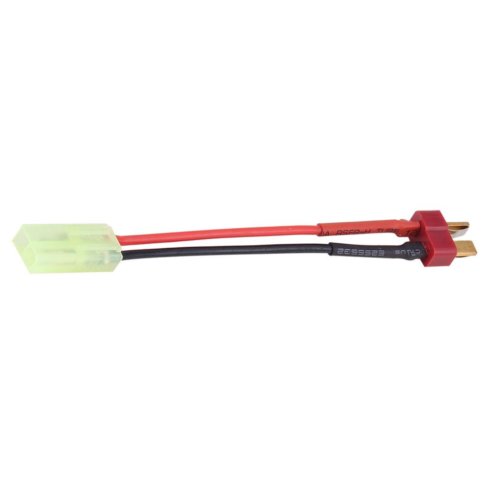 

T Plug Male to Small Tamiya Female Connector Adapter 18AGW Silicone Cable RC Accessory