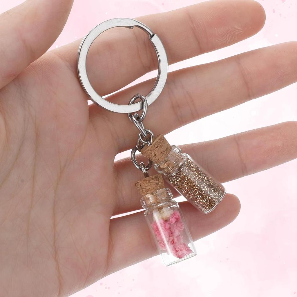 20Pcs Small Glass Bottles with Cork 1ml Empty Spell Jars Mini Potion Bottles Tiny ing Container for DIY Crafts Wedding Chrismas Decoration